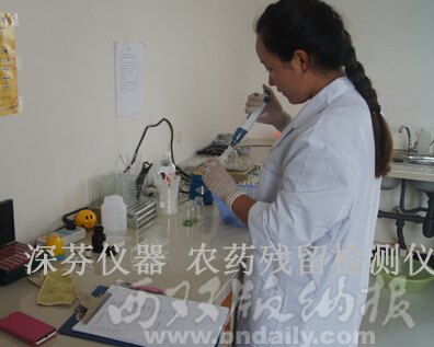 勐?？h加大蔬菜農藥殘留檢測